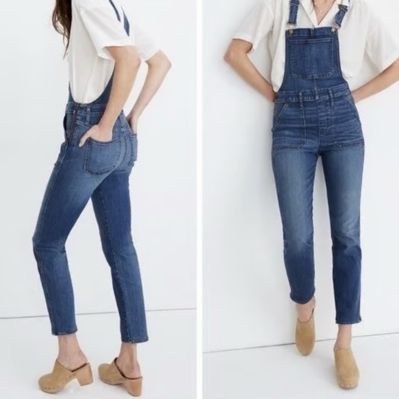 MADEWELL Skinny Denim‎ Jean Overalls Jansing Wash - Picture 1 of 5